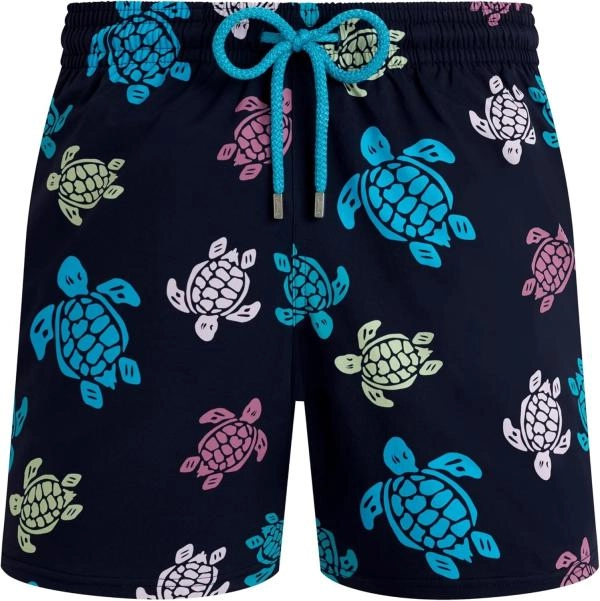 Multi-coloured Turtles Round Stretch Short Swimsuit Նկար