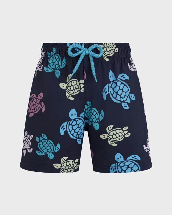 Boys Stretch Swim Shorts Tortues Multicolores Photo