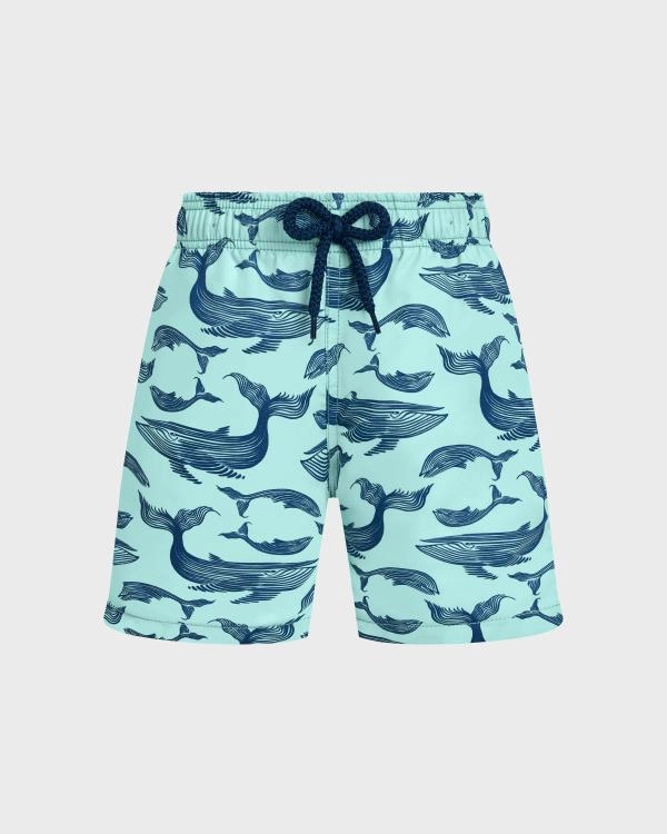 Boys Swim Shorts Whales Photo