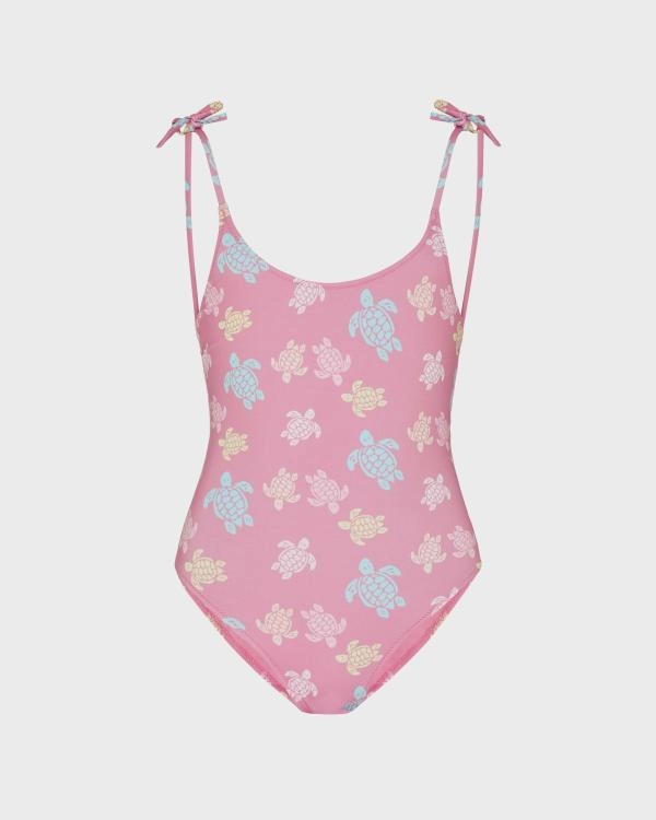 Girls One-piece swimsuit Tortues Multicolores Photo